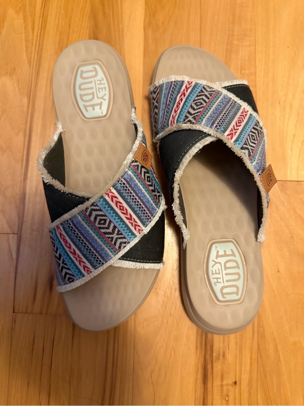 Hey Dude Women’s with Multicolor Aztec Straps